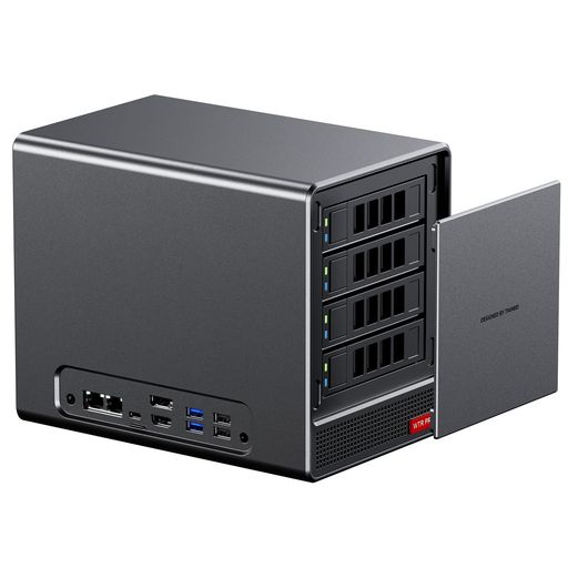 AOOSTARNASPC4べいnas一揃いの道具ミニpcOSなしryzen75825u4つSATAHDDと2つM.2SSD拡張スロットデュアルDDR4チャンネルデスクトップミニパソコンTPYE-C/DP/HDMI4k3画面最終生産物