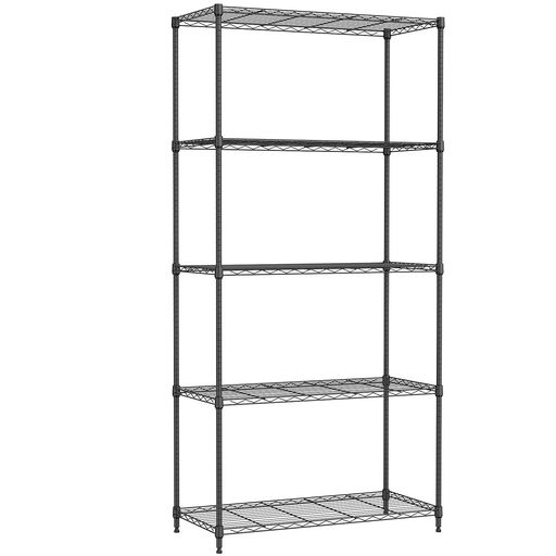 楽天市場】IZEUKスチールラック5段高さ伸縮メッシュ収納棚防錆加工