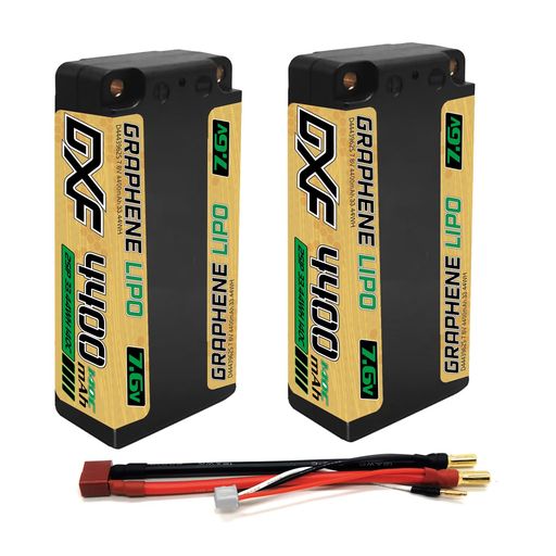 DXF2S7.6V140C4400mAhリポバッテリーLCGハードケースショートグラフェンLiPoバッテリーラジコンカーRCトラックドローンFPV1/10規摸相応うGradeA高放電93x47x18.5粍