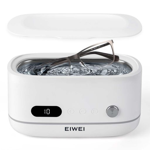 楽天市場】EIWEI 超音波洗浄機 メガネ洗浄機 めがねくりーなー 42kHz