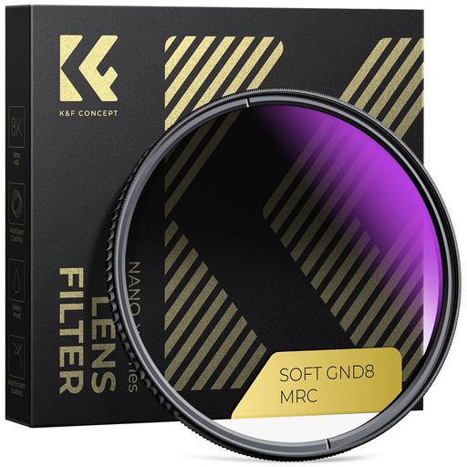 K\u0026FCONCEPT82粍二分の一ND水漉しGND8減光フィルターソフトグラデーション明暗差合わせる光学硝子28層両面ナノ上塗りGND0.9キズ押しとどめる撥水防汚