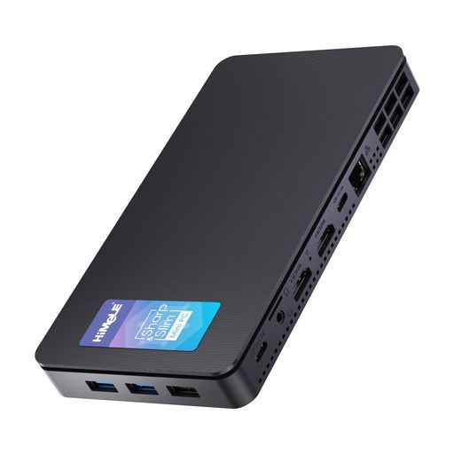 HiMeLEOverclockX2超小型ミニPCN150|16GBメモリ・512GBストレージ|UHDグラフィックス搭載|デュアルHDMI&USB-Cで4K出力対応|ギガビットLAN|VESA対応|自動起動機能付きスリムデスクトップ