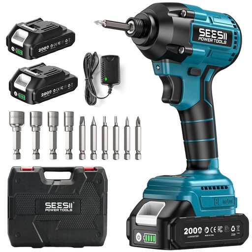 【2026新型】SEESII差しひびき１番ウッド電動１番ウッド申し受ける式300N?mブラシレスモーターやとい入れる4つの流行り物切り替え無段変速・正引っくり返す両用2個蓄電池LED点火装置軽さ小型差しひびき１番ウッド
