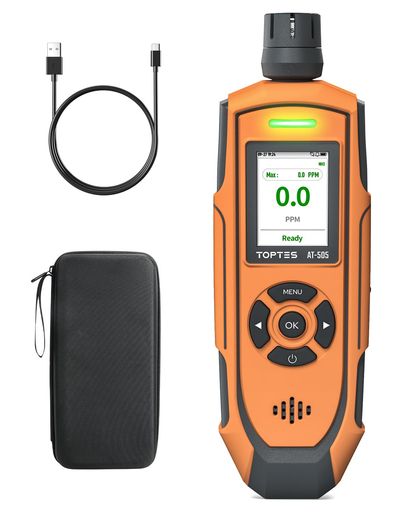 TOPTESAT-505申し受ける式アンモニア水屁っ放りさがし当てる器、0~100PPMNH3屁っ放りさがし当てる器、三重目ざまし時計(音・光・振りまわす)、目ざまし時計書きとどめる役立つことおよび注意報しきい値合わせる役立つこと付き添い人、栽培所・養鶏・養豚・稼穡向け