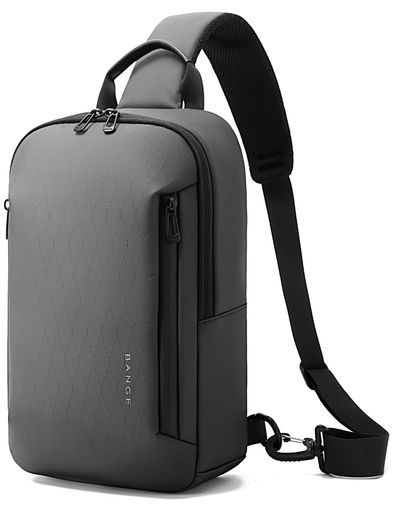 [Aerokyo]ボディバッグメンズ防水斜めがけショルダーバッグ軽量11インチiPad収納大容量盗難防止ポケット多収納耐摩耗通勤旅行自転車アウトドアグレー
