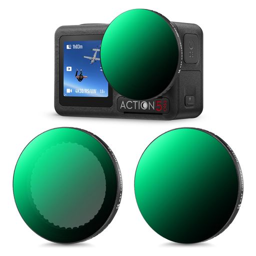K\u0026FCONCEPTOsmoAction5Pro/4/3用ND水漉し一揃いの道具(ND2-32+ND32-512)減光フィルターレンズフィルター光量合わせる水晶体保護することAGC光学硝子高変速機率保護水漉し28層ナノ上塗り
