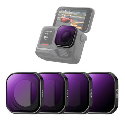 K\u0026FCONCEPTInsta360Acepro2専用1枚2役ND\u0026PL水漉し書き割り(ND8/PL+ND16/PL+ND32/PL+ND64/PL)ND水漉しPL水漉しAGC光学硝子高変速機率減光量合わせる無条件反射取りあげる