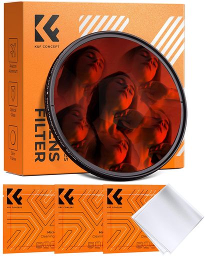 K&FCONCEPT67mm中央六角プリズムフィルタープリズム特殊効果フィルター被写体数変更可能(Nano-Basic)
