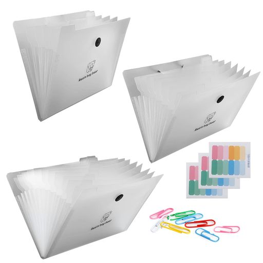 楽天市場】ドキュメントファイル A4 3点セット 5 8 1ポケット クリア