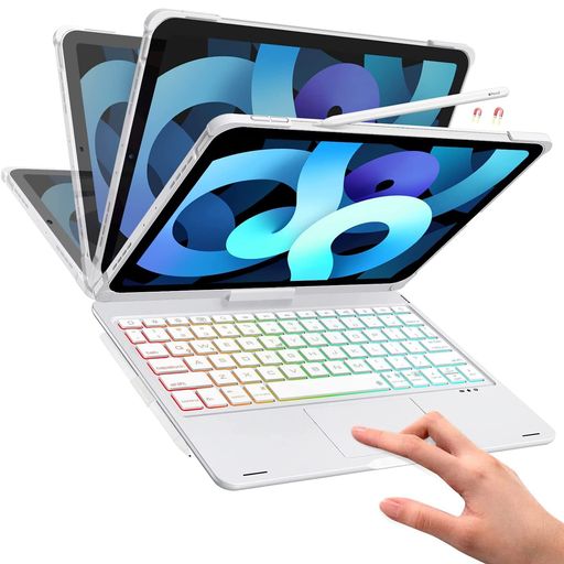 【2025新型】iPadair11インチキーボード(M32025/M22024)iPadAir5/Air6キーボードiPadPro11第4/3/2/1世代キーボードケース360°回転180°反転タッチパッド付き