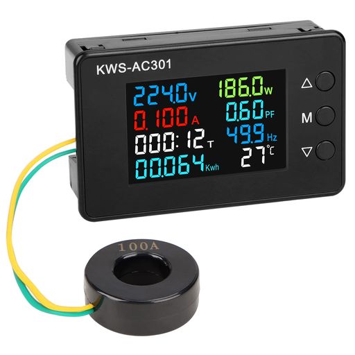 楽天市場】DR AC 8in1 CD監視メーター 50300V 100A電圧電流力率周波数