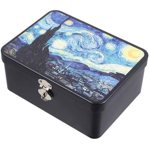 楽天市場】BESTOYARD ブリキ缶 ブリキ缶ケース ロック 鍵付き 缶 小物