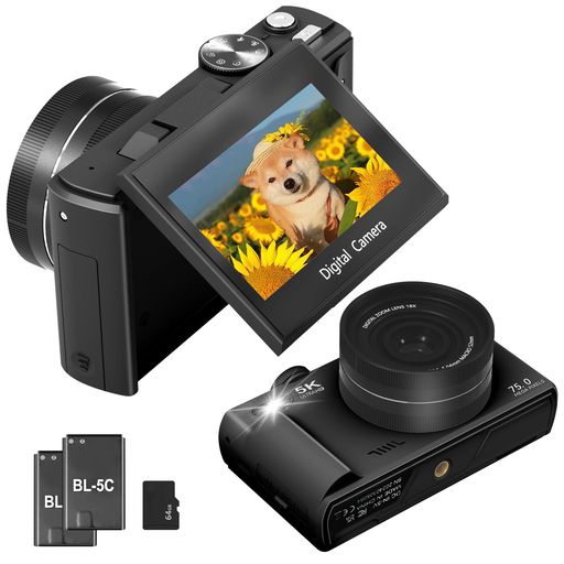 楽天市場】【2025年最強6K録画】 デジタルカメラ 8400万画素デジカメ