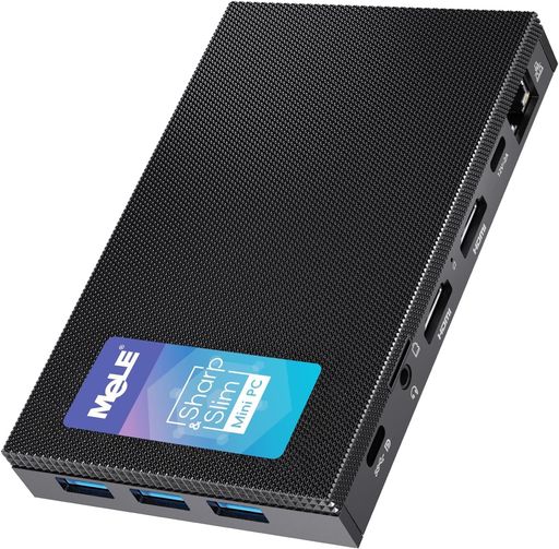 HiMeLEファンレスミニPCQuieter3QN510516GB512GB、マイクロコンピューターWiFi5スモールデスクトップUSB-CPD3.0、ギガビットイーサネット、デュアルHDMI4K、IoTや産業用にオートパワーオン