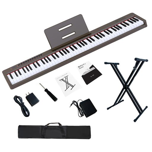 楽天市場】IKTMI 電子ピアノ 88鍵盤 軽量 ポータブルピアノスタンド