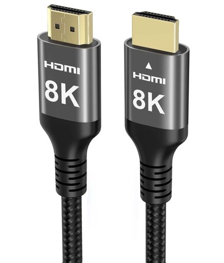 Ubluker8kHDMIケーブル10mナイロン編組高速HDMI・・ケーブル4k120Hz2k165Hz8k60Hz12biteARCARCDolbyAtmosHDR10+HDCP2.3対応ゲーム用PCTV