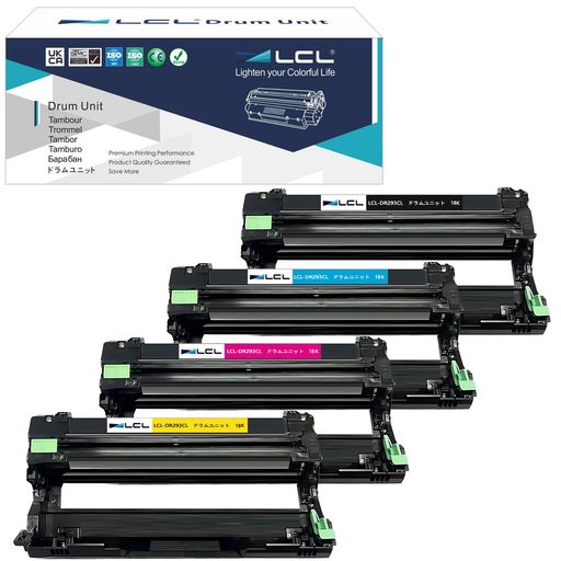 LCL Brother用 茶飲み友だち用 DR-293 DR-293CL 4色似ている用 DR-293CL-BK DR-293CL-CMY (4色仕掛ける) 取り替えっこ膜鳴楽器単一のもの 相応う機種:Brother MFC-L3770CDW HL-L3230CDW