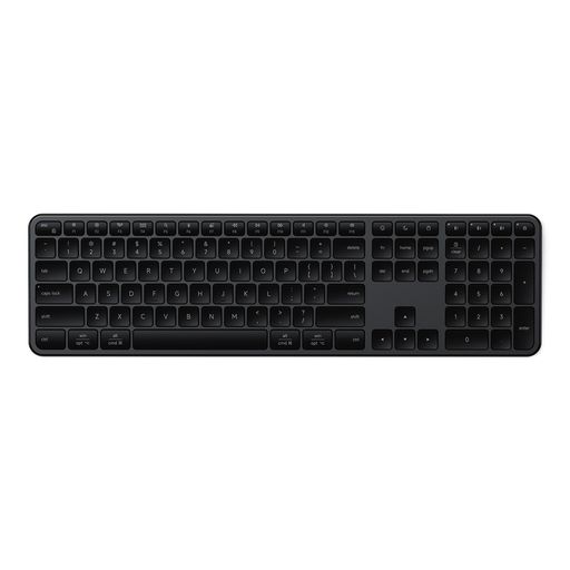 SATECHISlimEX3無線電話鍵盤、フルサイズ鍵盤(テンキー付き添い人)、マルチデバイス相応うBluetooth、macOS/Windows/Android相応う