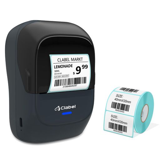 CLABEL221B感熱付け札ともし火値札印刷者DIY付け札お勤め用所在地付け札製造業者小型QR吊りひも/消印/バーコードミニプリンター 日用品雑貨・文房具・手芸-その他-文房具・事務用品