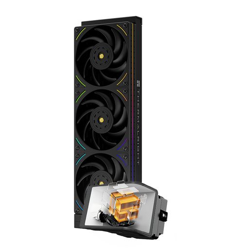 TRThermalrightWonderVision360UBARGBBlackAM5/IntelLGA1851/1700相応うAIO