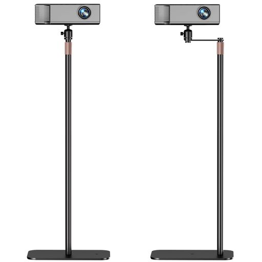 ACCURTEKプロジェクタースタンド伸縮型47~125cm高さ調整360°回転金属製スタンド工具不要簡単設置省スペーススライドレール付き耐荷重5kgブラック 4,416円