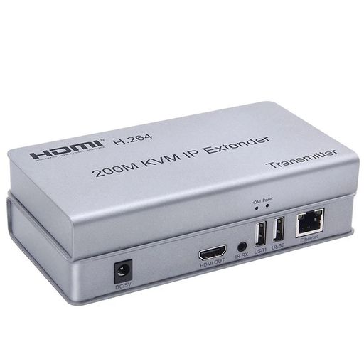 200M HDMI KVM IP エクステンダー、IP RJ45 イーサネット CAT6 6 a カスケード接続 USB キーボード マウス UTP/STP 経由で H.264 をサポートします。|Happy Hour 1414