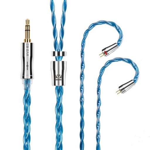 Yinyooイヤフォンケーブル0.78mm2pin3.5mmKBEAR耀KBX49896N単結晶銅4芯イヤホンリケーブル音質改善イヤフォンケーブルhi-fiオーディオイヤモニアップグレードケーブル