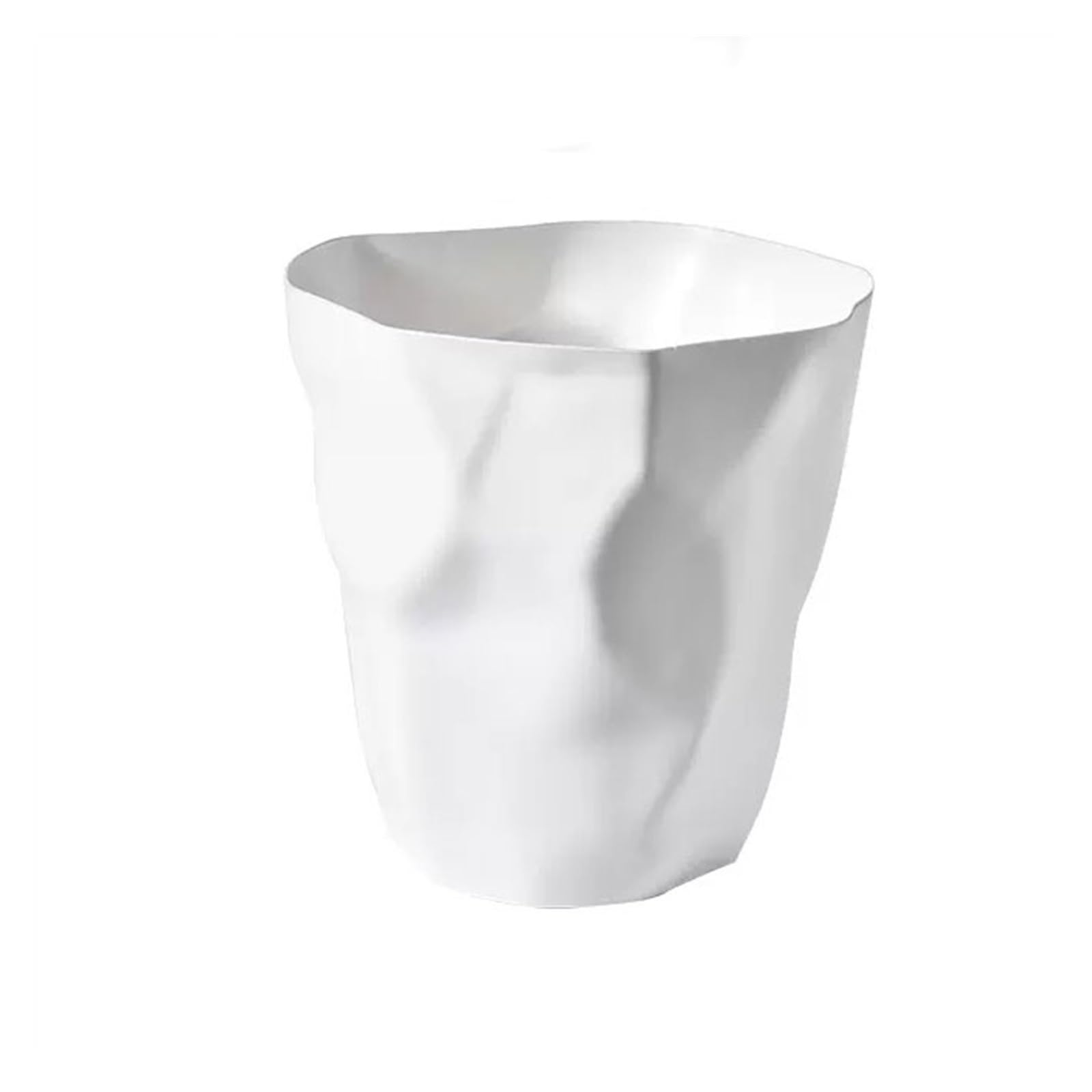 ごみ箱 シンプルなスタイルのゴミ箱、自宅のリビングルームとキッチン用の蓋なしの大きな創造的な寝室のオフィスのペーパーバスケット 家庭用のゴミ箱と屋内用のキッチンのゴミ箱 (Color : Blue, Size : Small)