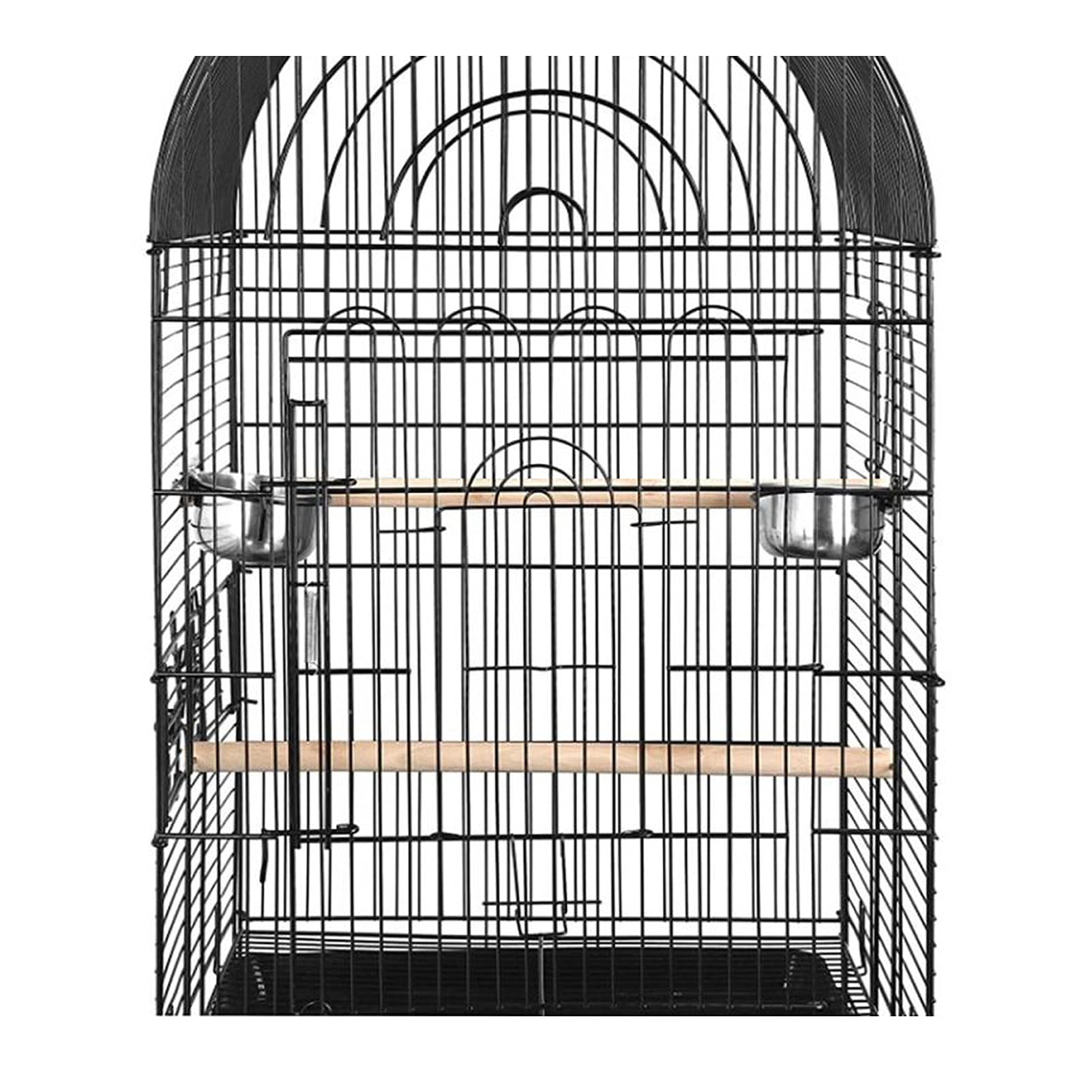 鳥かご 59 * 59 * 150糎の鳥の伏せ籠運動場室外屋内オウム真理教の伏せ籠の巣鍛鉄の鳥の檻が4キャスター 愛玩動物伏せ籠