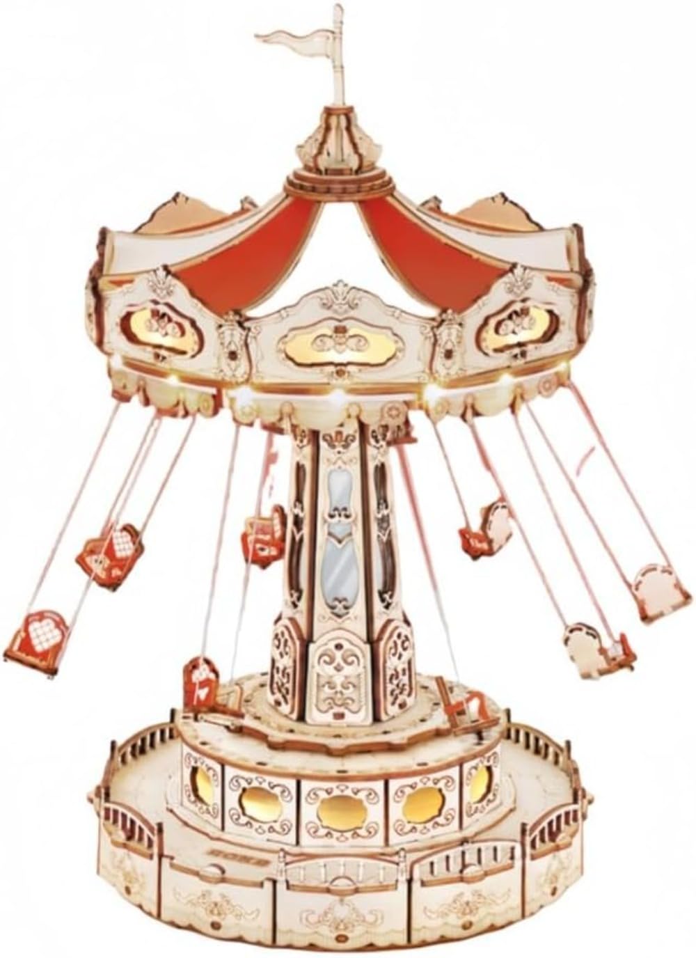 木製考えもの、遊園地、 D考えもの、オルゴール木製差し上げ物、精神的な統合ひな形、お嬢さんへの差し上げ物、オルゴール、亭主もちの意中の女や意中の女への創作的な差し上げ物 (フライング女性議長)