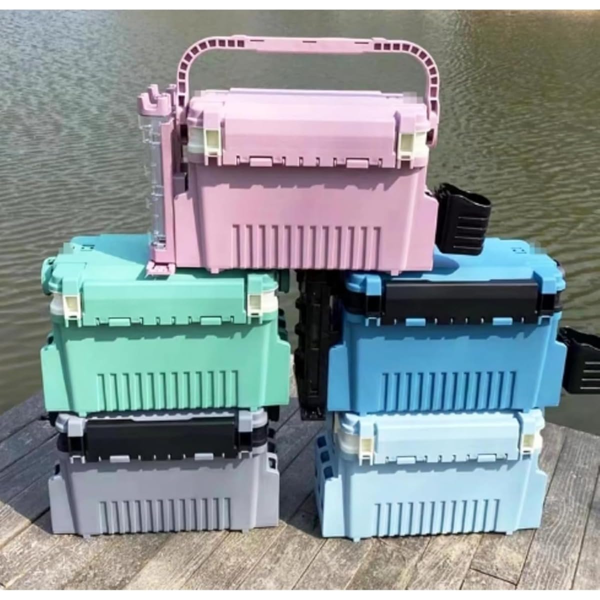 釣り銭ボックスロッドスタンダーカップホルダー多役立つこと肥厚海釣り銭ボックス席Fishing gearタックル スを座る物ごとができる 大電気容量の (S,緑であること)