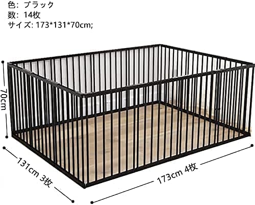 YXZPQ 倶楽部伏せ篭 犬 小型 愛玩動物倶楽部 犬用 折りたたみ 露天 愛玩動物柵 室内 愛玩動物駒寄せ ドッグサークル   面 室内用 柵 飾り気のない組み立て 物の具不必要 アウトドア 留守番 据え付け飾り気のない    *   *  コマーシャル