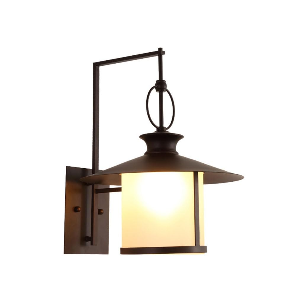 ウォールライト 屋外用 ポーチライト ブラケットライト 玄関灯 外灯 ガーデンライト レトロ おしゃれ 防水 アンティーク調 壁掛け 照明 門灯 庭園灯 エクステリア 玄関照明 廊下 表札灯 ブラック ヨーロッパ風 クラシック|ハッピージョイフルマーケット