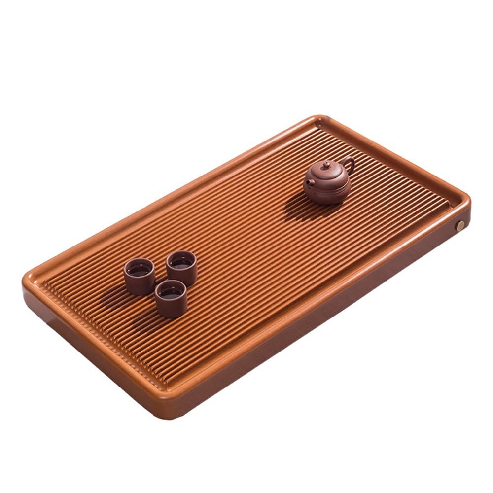 茶盤 木製 お茶お盆 今めかしい 矩形 木材 お茶ゲーム盤 茶器 茶道具 煎茶 ウーロン茶 中国茶 カンフーティー 卓上 湯受け かまい付ける 取り片づける 飛び切り感 室内装飾 自然的 雑貨