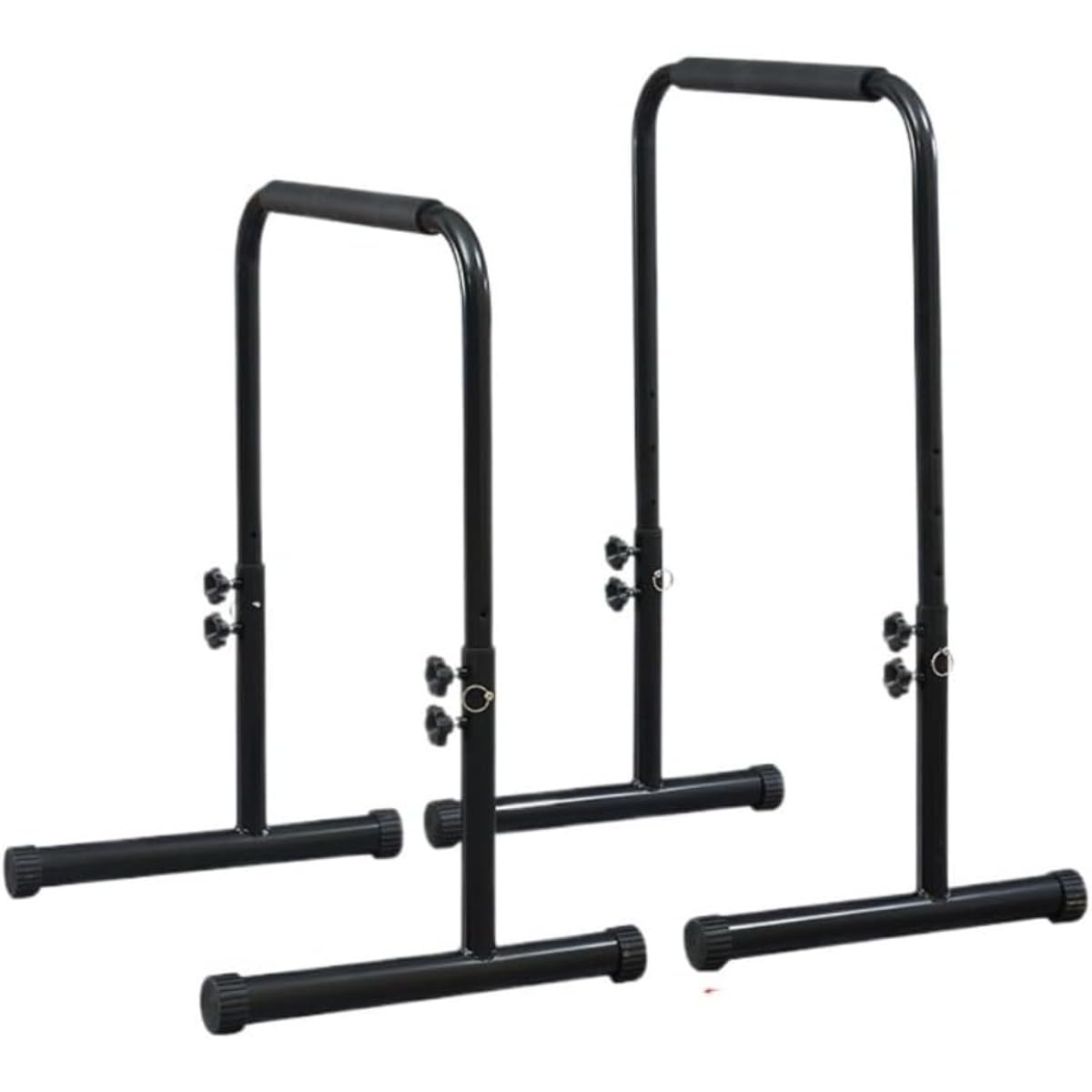 平行棒 懸垂マシン 室内 チンニングスタンド 高さ調節 98cm-120cm 耐荷重150kg ディップススタンド 鋼管製 懸垂 ぶら下がり 健康器具 筋トレ 器具 ホームジム 腹筋 胸筋 背筋 ダイエット サポート 大人 家族 室内 トレ｜ハッピージョイフルマーケット