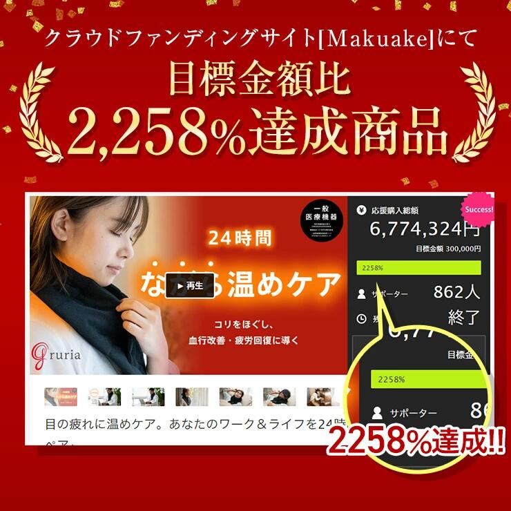 市場 送料無料 回復 gruria 血行促進 一般医療機器 血行促進効果で首から身体の疲労ケア グルリア ネックリペア 血流改善 ポイント10倍 疲労