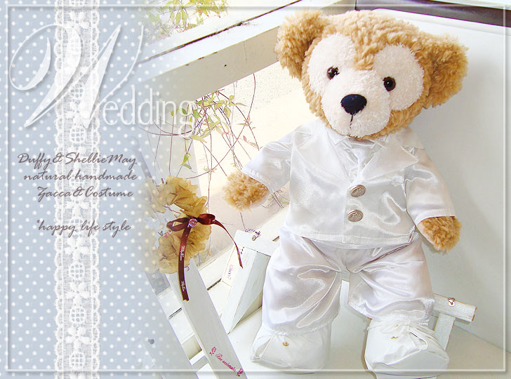 楽天市場】新作！ダッフィーSサイズウエディング*タキシードセット