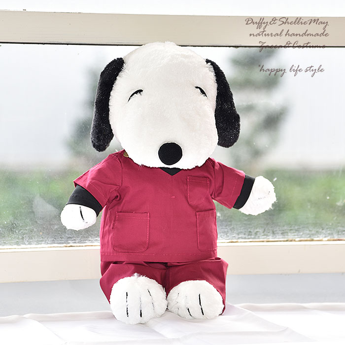 楽天市場 ぬいぐるみ付き 可愛いスヌーピーセット 本格的 看護婦さんコスチューム Nurse Snoopy Hp Dollset ハンドメイド ドクター 洋服 ハッピーライフスタイル