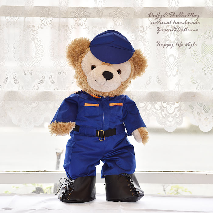 am**ダッフィーシェリーメイSサイズ*レスキュー隊コスチューム 楽天市場】名入れ刺繍可能！ダッフィー*シェリーメイ・Sサイズ43cm