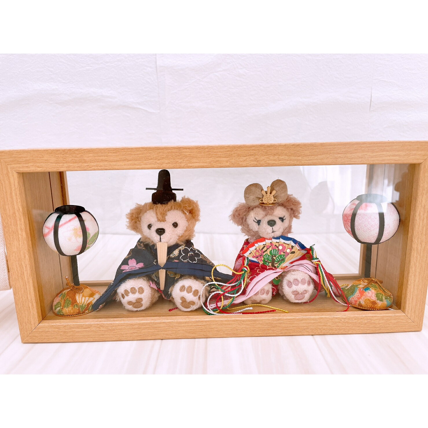 楽天市場】贈り物に♪お雛様セット ダッフィー シェリーメイ