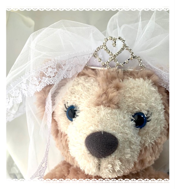 楽天市場】【ティアラ付きベール単品】ウェルカムドール ダッフィー