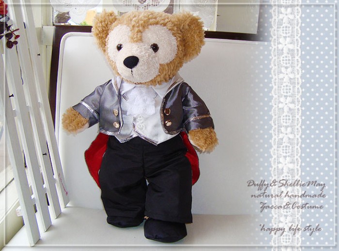 楽天市場】新作！ダッフィーSサイズウエディング*タキシードセット