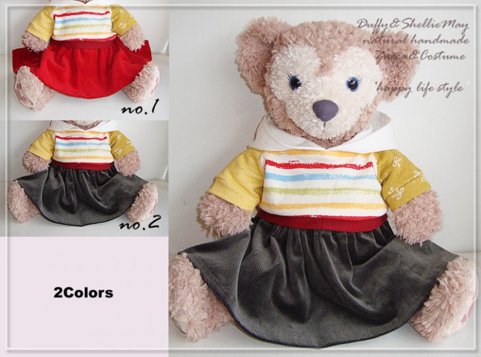 ダッフィーフレンズ ハンドメイド サロペット サロペットスカート オーダーページ ダッフィーフレンズ ハンドメイド サロペット サロペットスカート