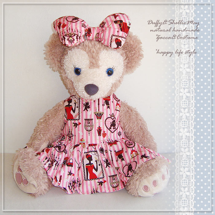 完売！　　　　　　ダッフィーリメイク♪マグネット入り、コスチューム付き 楽天市場】*ウエルカムベアに！ダッフィー*シェリーメイ