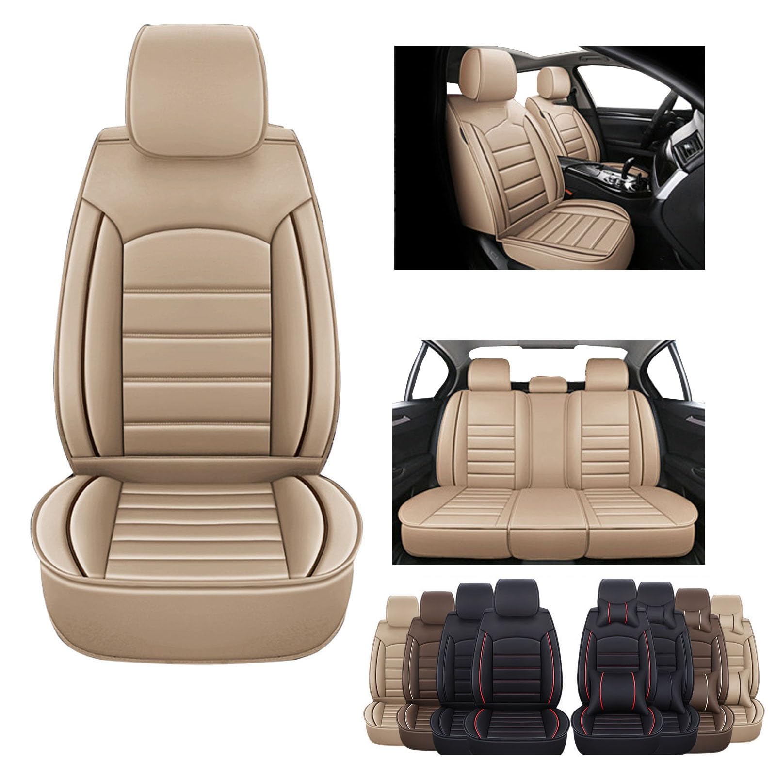 車 シートカバー に適用 トヨタbB QNC20型 2005年12月-2016年8月 レザー材質 新型 5席 車 シートカバー カーシートカバー 汎用 車 クッション 車 座布団 滑り止め 防水 車 シートカバー 汚れ防止 取付簡単 収納便利 車 シートカバー 全天候型 11枚セット 軽/普通車適用(ライ|ハッピーラッキーショップ