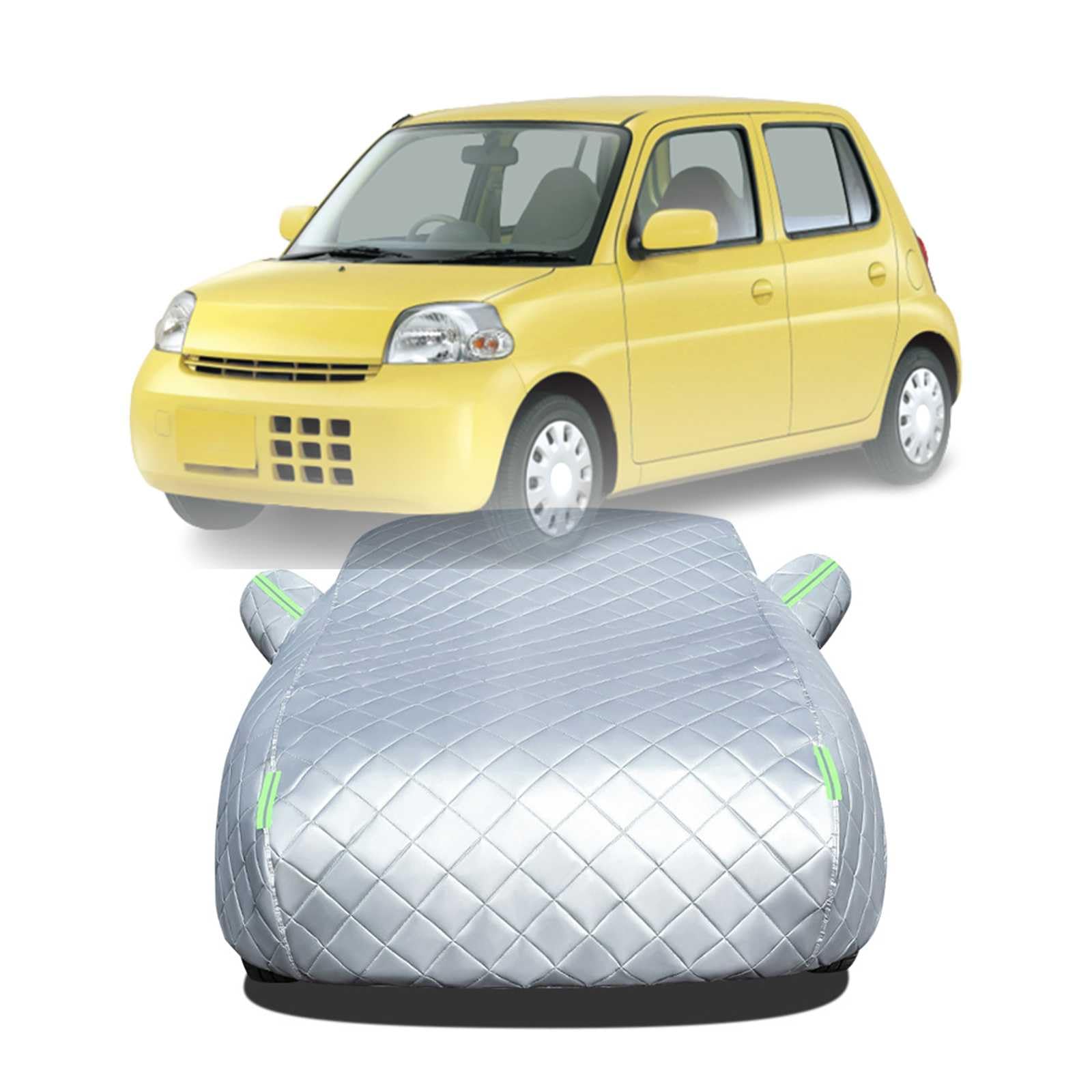 【2023年冬新開発型】ボディカバー に適用 ダイハツ エッセ L235S L245S 車 カバー 防雹カーカバー カスタムパーツ 車カバー 凍結防止カ｜ハッピーラッキーショップ