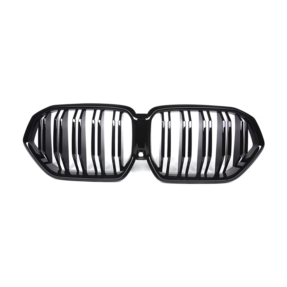 BMW X6 G06 2020-2023 ボディキットシングルバーライン用カーフロントキドニーグリル1個。｜ハッピーラッキーショップ