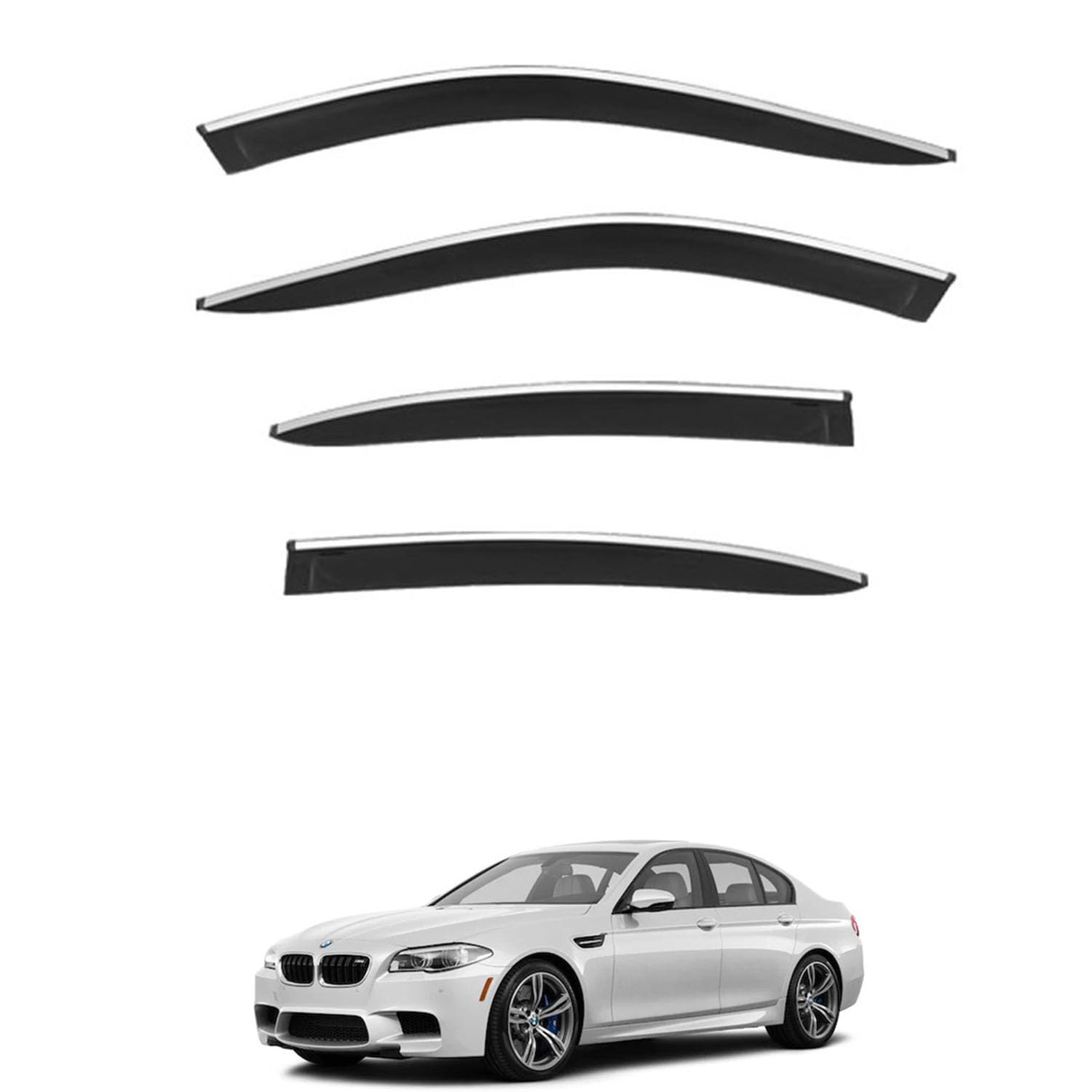 に適用 BMW M5 F10 2011-2016 専用 ドアバイザー 車用レインガード 厳選アクリル製 防雨性 風切り音軽減 カスタムカーパーツ サイドバイザーセット 日よけ対策 通年使用 車外装備品 傷防止 簡単装着 視界を遮らない 結露除去 雨天走行｜ハッピーラッキーショップ 8,579円