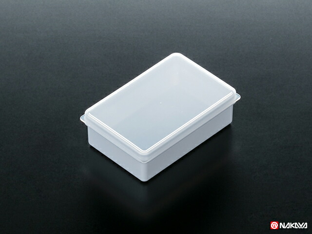 楽天市場】フタ付ケースB トスラ ホワイト 17.3×7.2×高さ3.4cm (100円