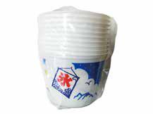 フラッペカップ360ml  1000枚入 （10枚入×10容器に並べる） かき氷優勝杯
